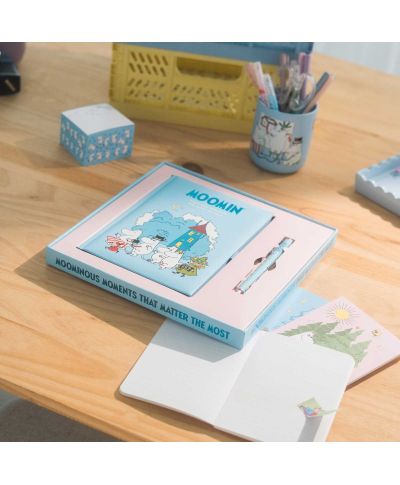 Muminki - zestaw notatnika z długopisem