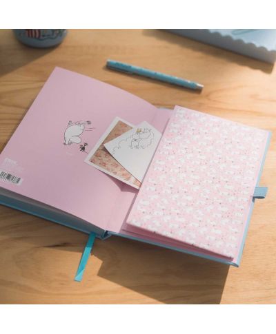 Muminki - zestaw notatnika z długopisem