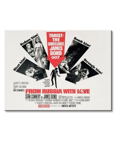 James Bond (From Russia With Love - Arrows) - Obraz na płótnie