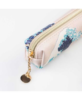 Hokusai - zestaw piórnika z długopisem i ołówkiem