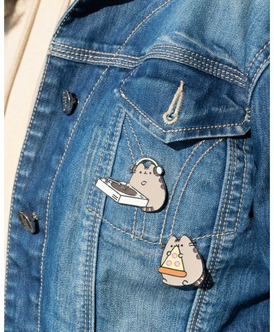 Pusheen - zestaw 4 przypinek