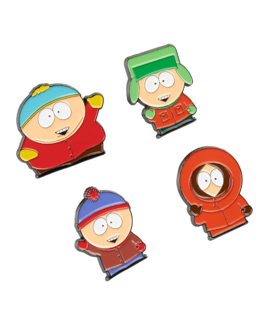 South Park - zestaw 4 przypinek