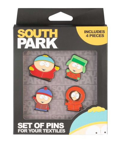 South Park - zestaw 4 przypinek