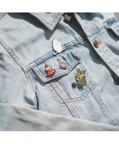 Muminki - zestaw 4 przypinek