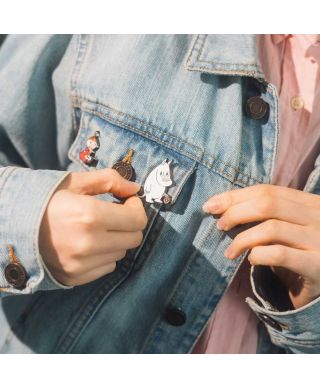 Muminki - zestaw 4 przypinek