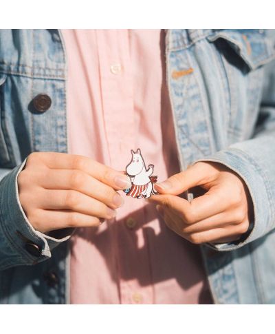 Muminki - zestaw 4 przypinek