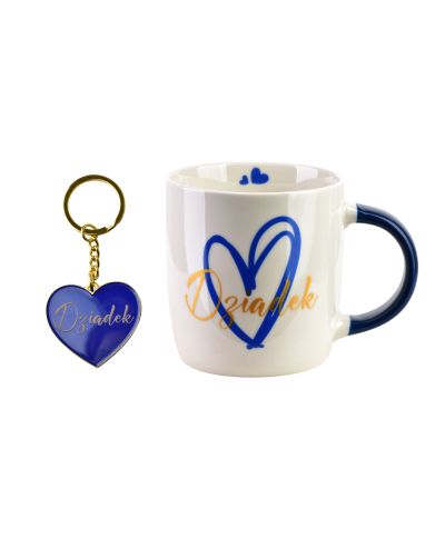 DZIADEK Kubek z brelokiem 350ml 8,5x12x9