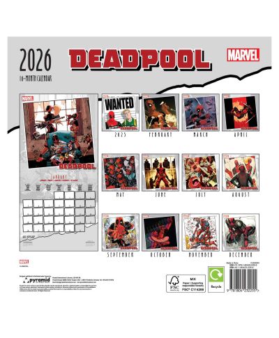 Deadpool - kalendarz 2026