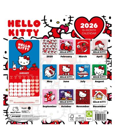 Hello Kitty - kalendarz 2026