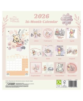 Kubuś Puchatek - kalendarz 2026