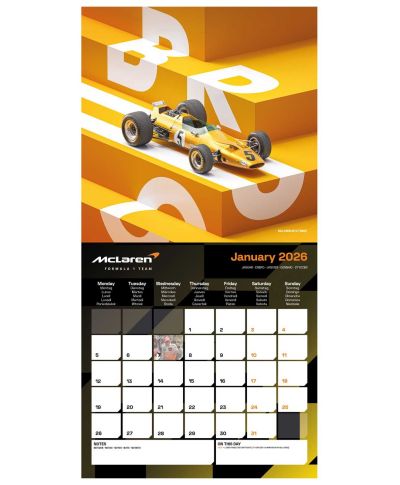 McLaren- kalendarz 2026