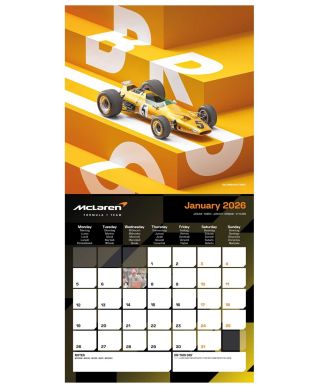McLaren- kalendarz 2026