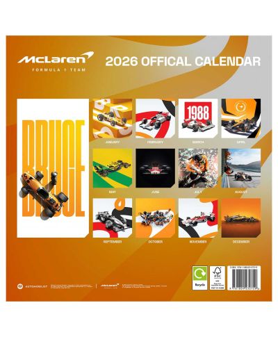 McLaren- kalendarz 2026