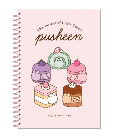 Pusheen The Society Of Little Treats - notes A5 z naklejkami