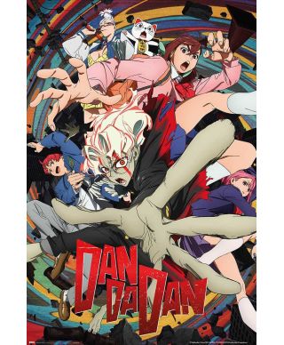 Dan Da Dan Characters - plakat