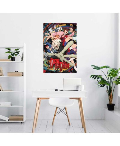 Dan Da Dan Characters - plakat