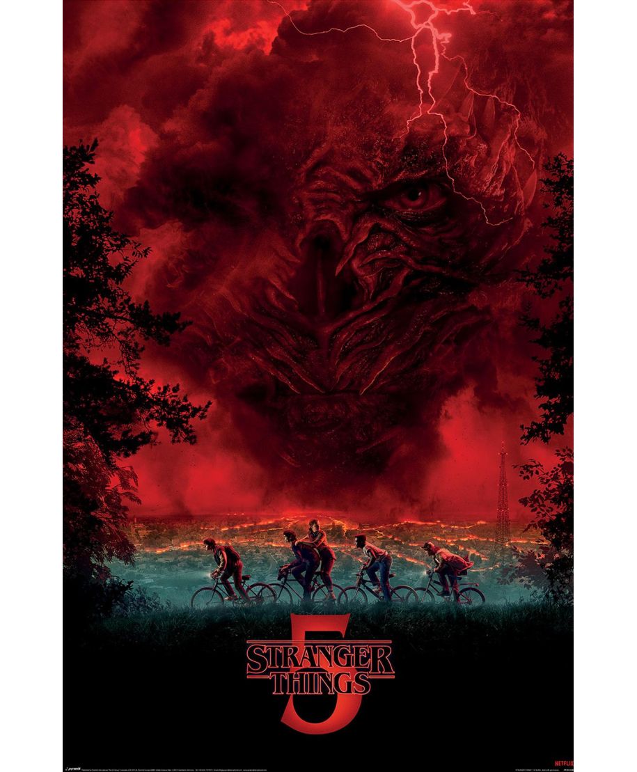 Stranger Things 5 Vecna Sky - plakat