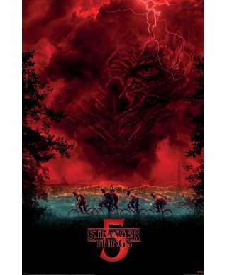 Stranger Things 5 Vecna Sky - plakat