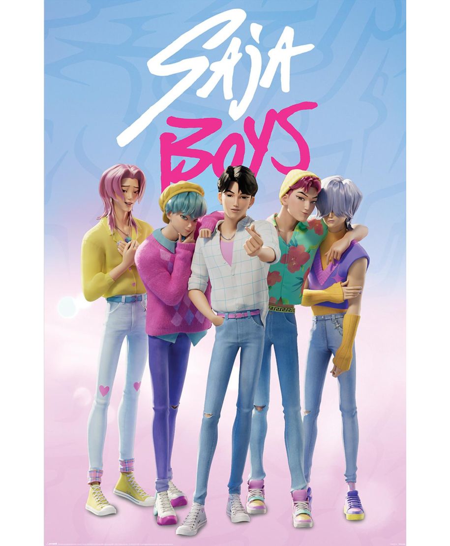 K-Pop Demon Hunters Saja Boys - plakat