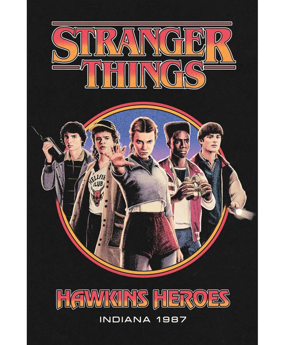 Stranger Things Hawkins Heroes - plakat