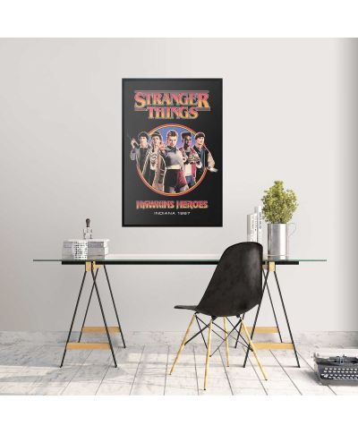 Stranger Things Hawkins Heroes - plakat