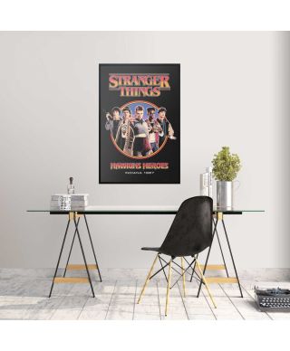 Stranger Things Hawkins Heroes - plakat