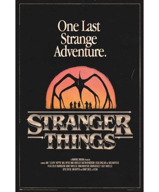 Stranger Things One Last Strange Adventure - plakat