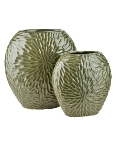 YARINE Wazon 25x12x26cm zielony