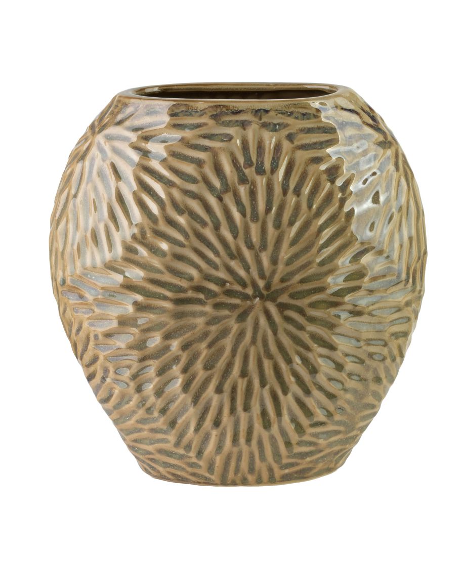 YARINE Wazon 25x12x26cm beż