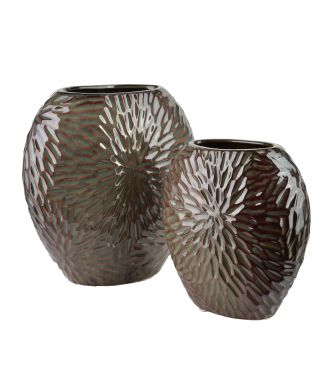 YARINE Wazon 25x12x26cm fiolet