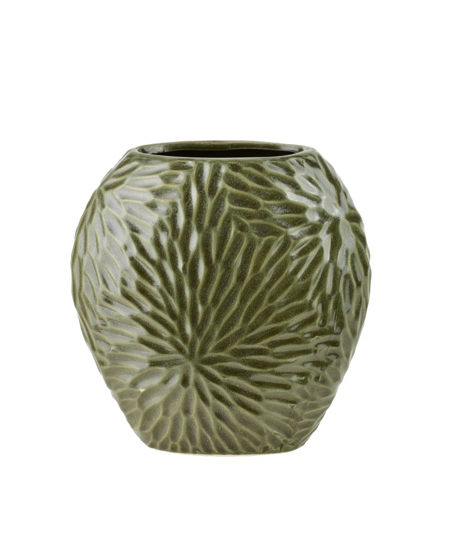 YARINE Wazon 20x10x20cm zielony