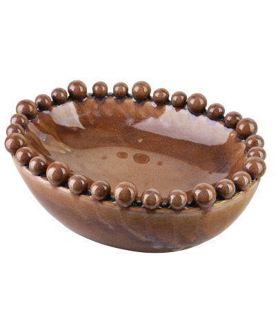 YARINE BALL Naczynie dekoracyjne owalne22x17x8cm kulki