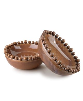 YARINE BALL Naczynie dekoracyjne owalne22x17x8cm kulki