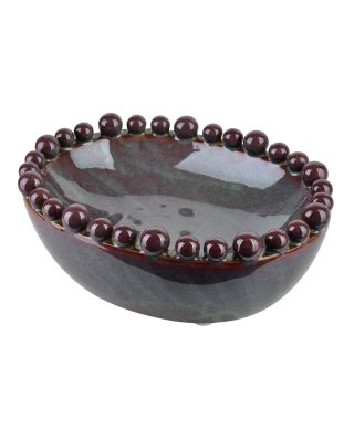 YARINE BALL Naczynie dekoracyjne owalne22x17x8cm kulki