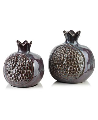 SAGGIO Figura Granat 15x15x15cm fiolet