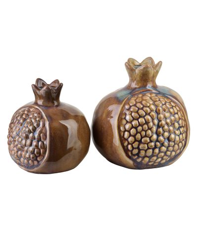 SAGGIO Figura Granat 12x12x13cm beżowy