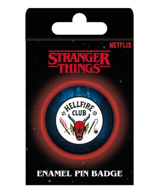 Stranger Things Hellfire - przypinka