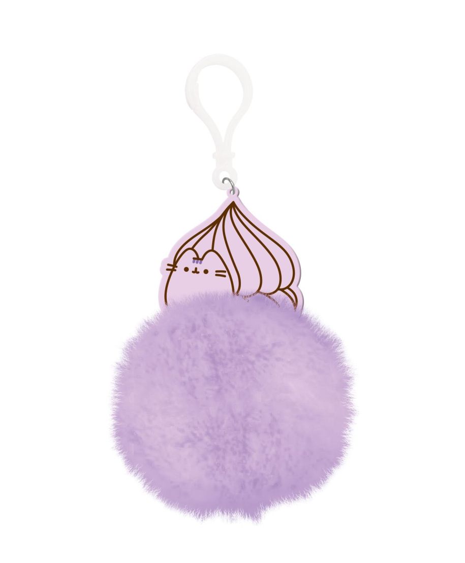 Pusheen Lavender - brelok z pomponem