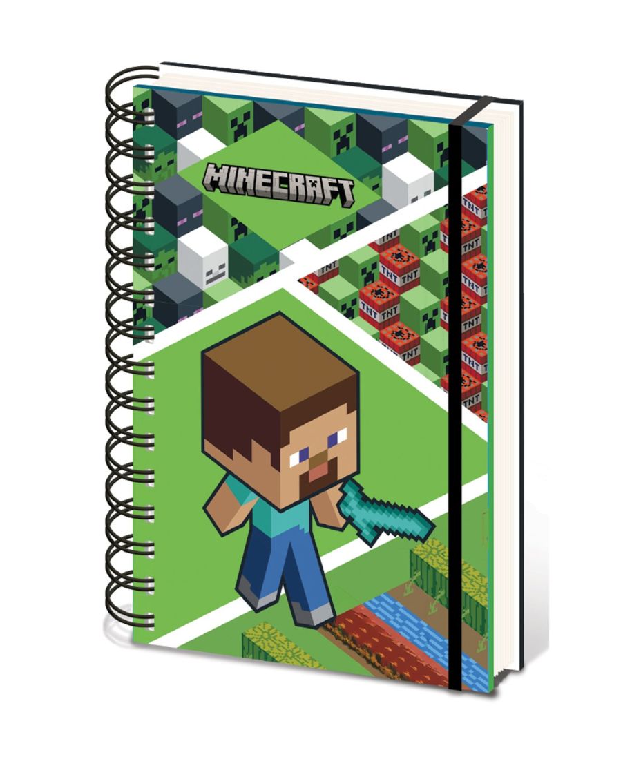 Minecraft Blocks - notes A5 kołozeszyt