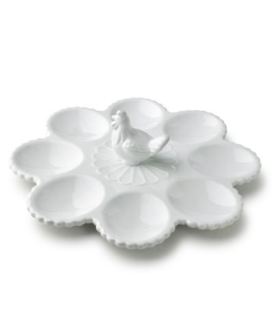 BASIC Talerz na 8 jajek 23x23x7,5cm kura