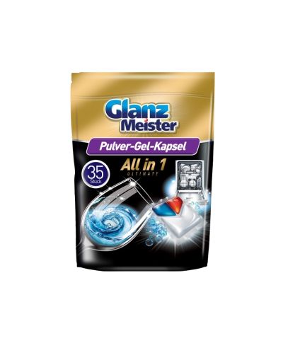 GLANZ Meister Kapsułki do zmywarki trzykomorowe 35sz