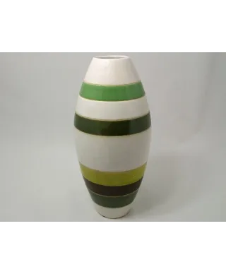 Wazon ceramiczny - Zieleń - 17x37cm
