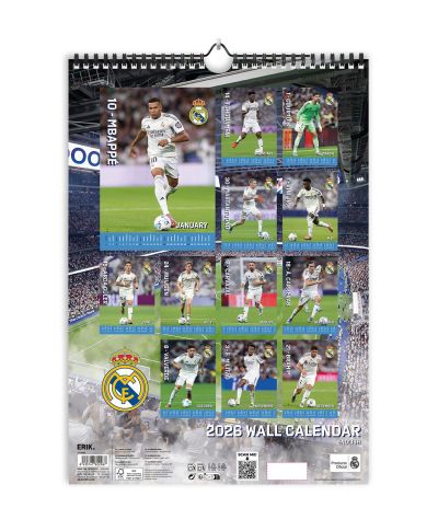 Real Madryt - kalendarz A3 2026