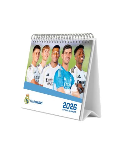 Real Madryt - biurkowy kalendarz 2026