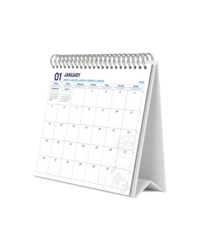 Real Madryt - biurkowy kalendarz 2026