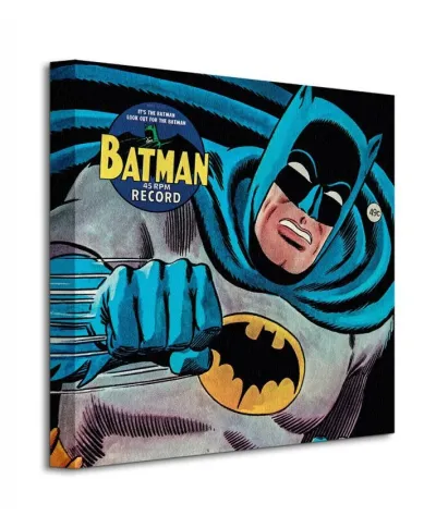 Batman (45rpm Record) - Obraz na płótnie