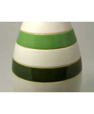 Wazon ceramiczny - Zieleń - 17x37cm