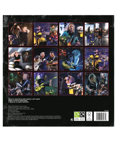 Metallica - kalendarz 2026