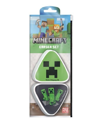 Minecraft Creepers - gumki do mazania