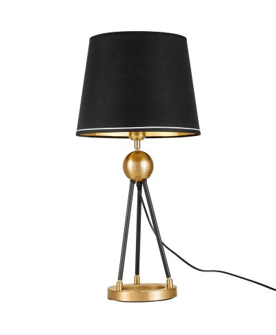 LAMPA NOCNA CZARNO-ZŁOTA BELFORTE